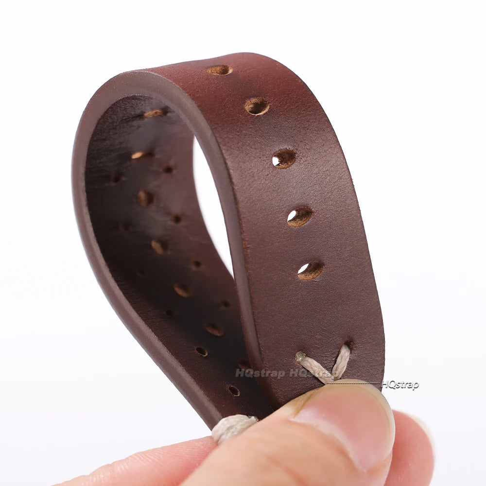 CowLost | product_id-breathable-retro-genuine-oil-wax-cowhide-leather-watchband-20-22mm-business-strap |5