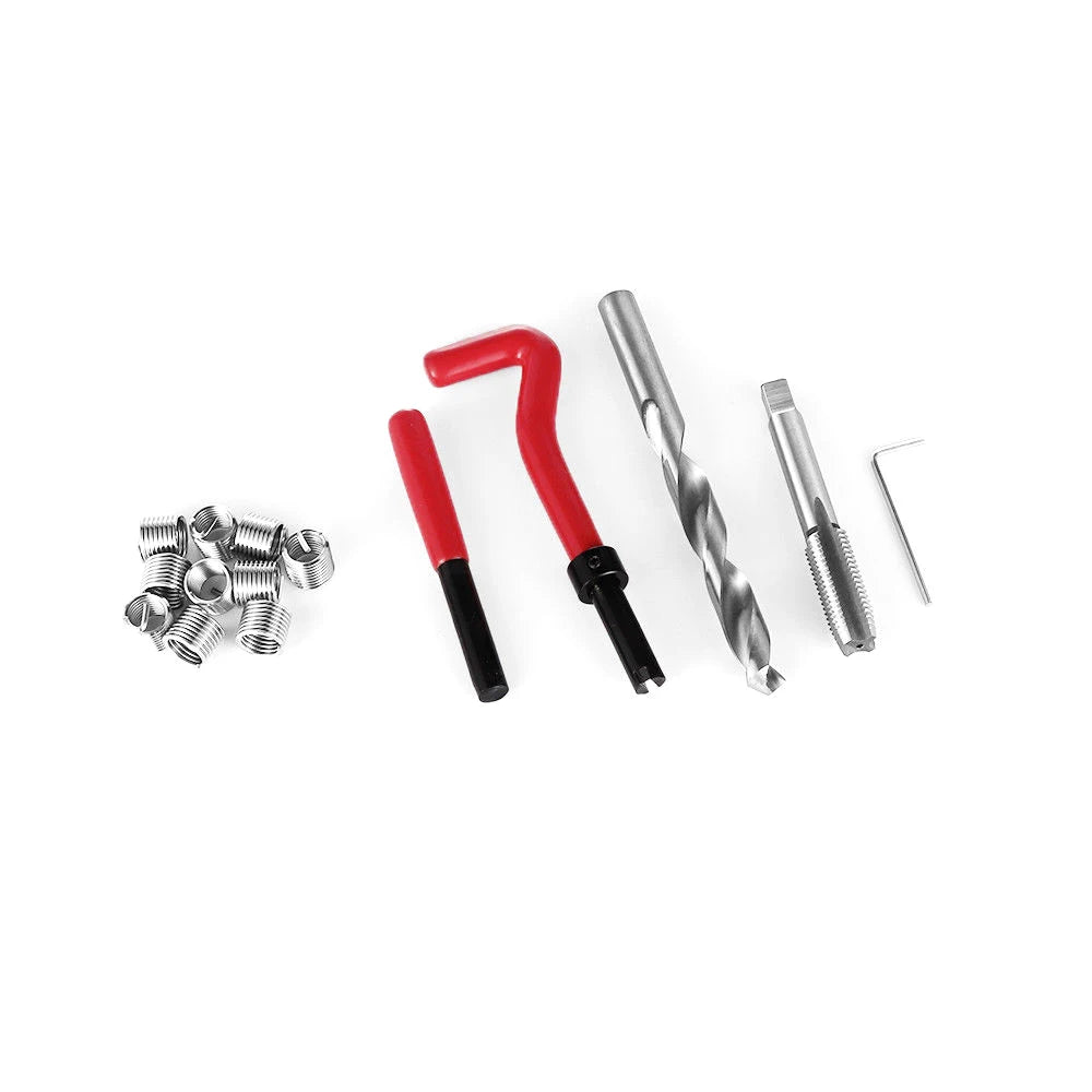 CowLost | product_id-15pcs-metric-helicoil-thread-repair-kit-m5-m14-m12x1-5-for-car-coil-tools |16