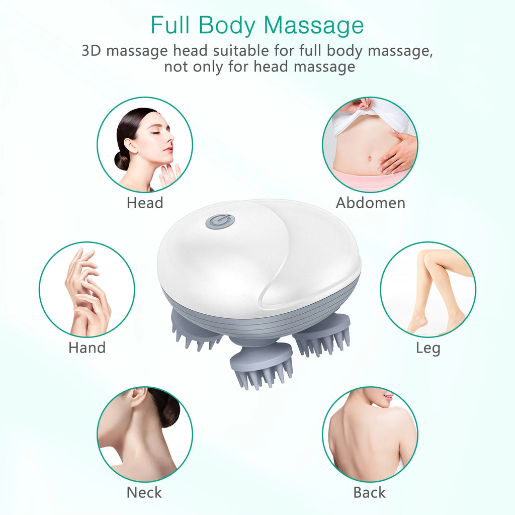 ORIA Handheld Electric Cat Massager for Relaxation and Hair Growth
