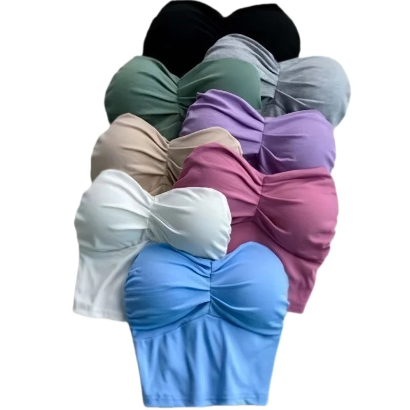 CowLost | product_id-seamless-strapless-wirefree-padded-tube-crop-top-bra-for-women |1