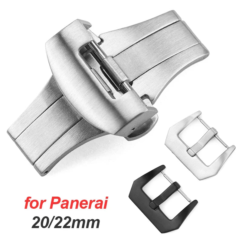 CowLost | product_id-20mm-22mm-stainless-steel-matte-pin-buckle-for-panerai-pam-watch-strap |1