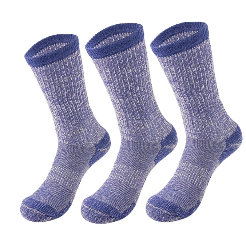 CowLost | uncategorized-merino-wool-hiking-thermal-midweight-cushion-winter-boot-socks-3-pack |25