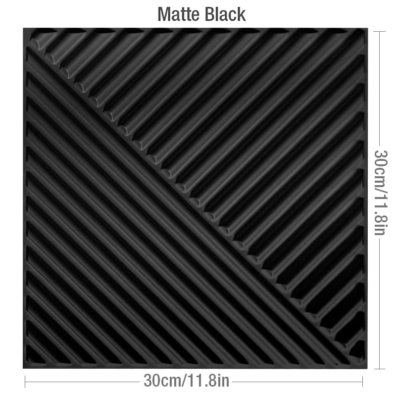 1 Pcs Super 3D Art Champagne Gold Wood grainWall Panel