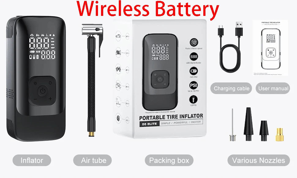 CowLost | motorcycle-tires-product_id-yiju-wireless-portable-electric-car-air-pump-with-lcd-digital-display-for-tires |19