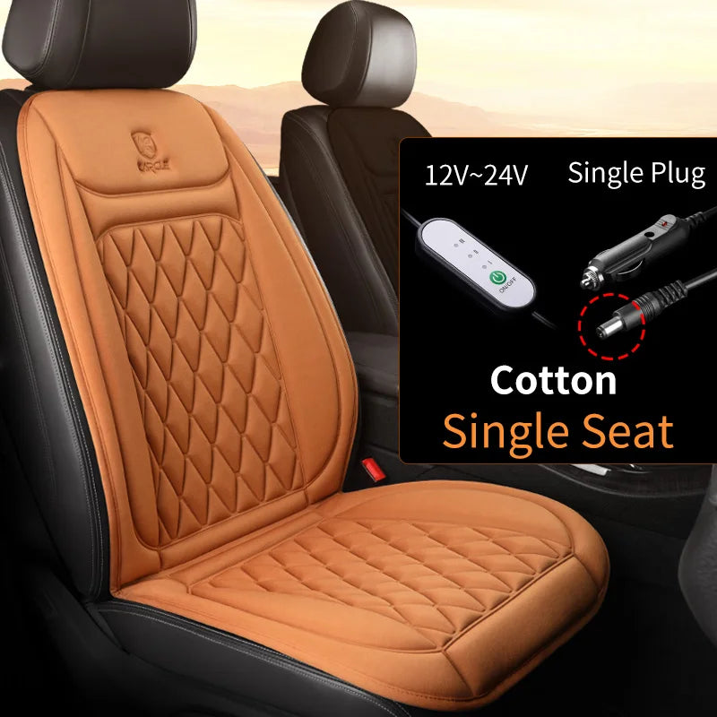 12-24v Heated Car Seat Cover 30'
