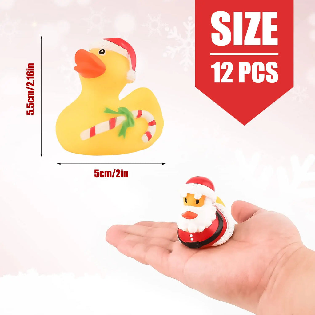 CowLost | product_id-2-6-12pc-christmas-bath-rubber-ducks-holiday-party-toys |3