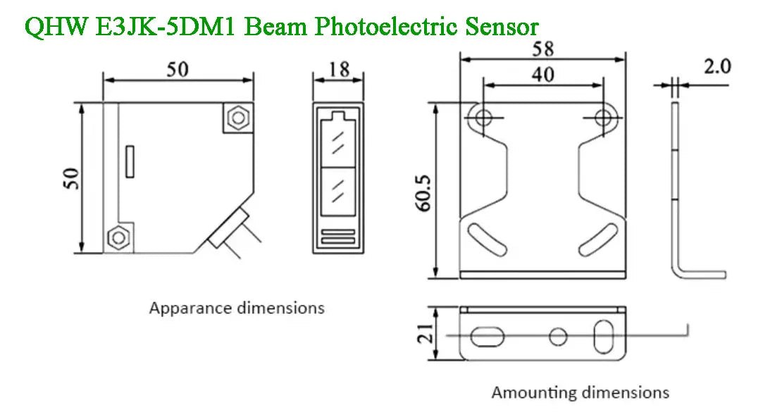 CowLost | motion-sensors-product_id-5m-ac90-250v-retroreflective-infrared-gate-photoelectric-beam-sensor-relay |8