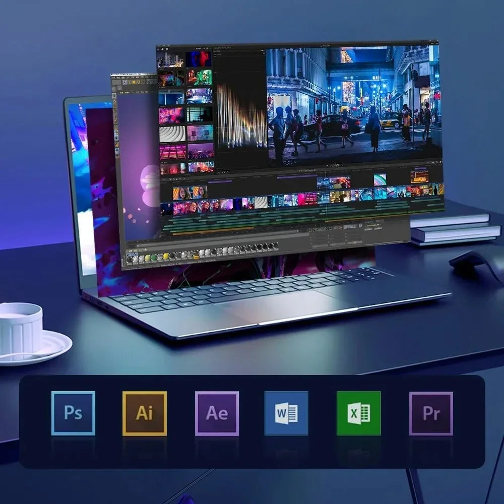 CowLost | portable-laptop-15-6inch-intel-celeron-n5095-16gb-ram-1tb-ssd-ddr4-windows-11-pro-camera-fingerprint |8