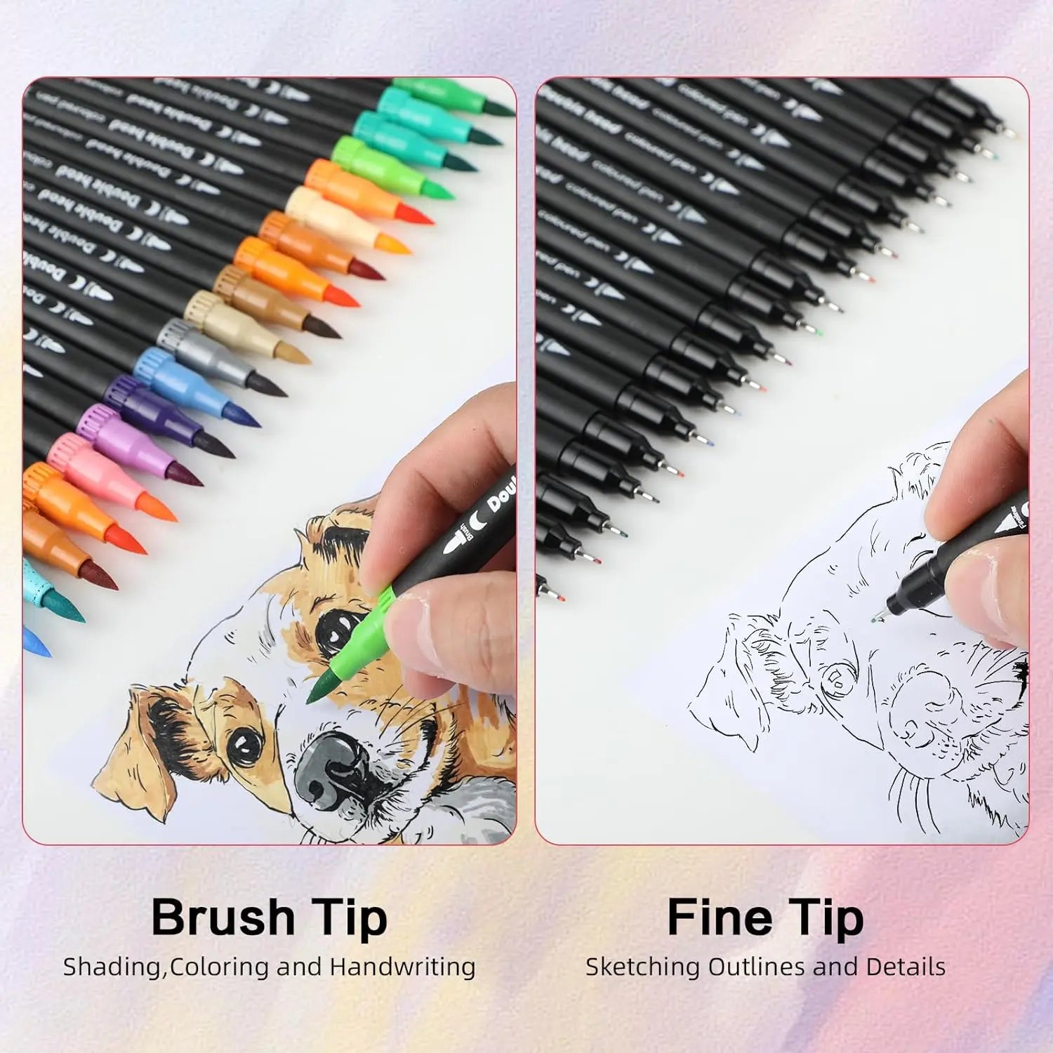 CowLost | product_id-dual-tip-brush-markers-set-12-or-120-colors-for-drawing-lettering |2