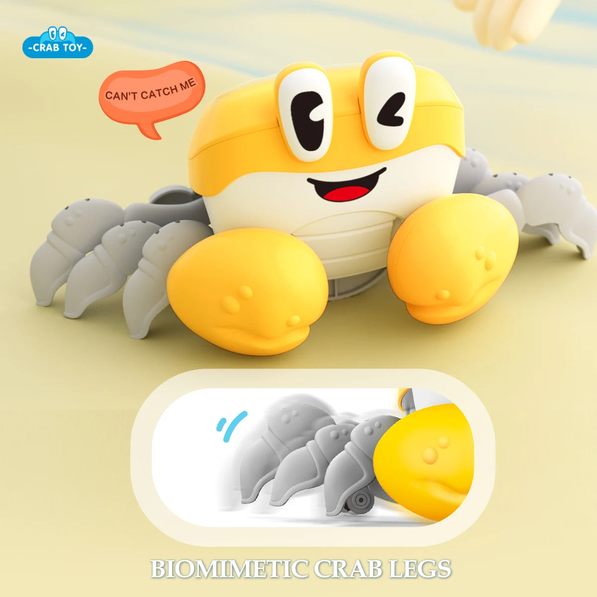 CowLost | product_id-electric-musical-dancing-cartoon-crab-toy-for-kids-interactive-gift |4
