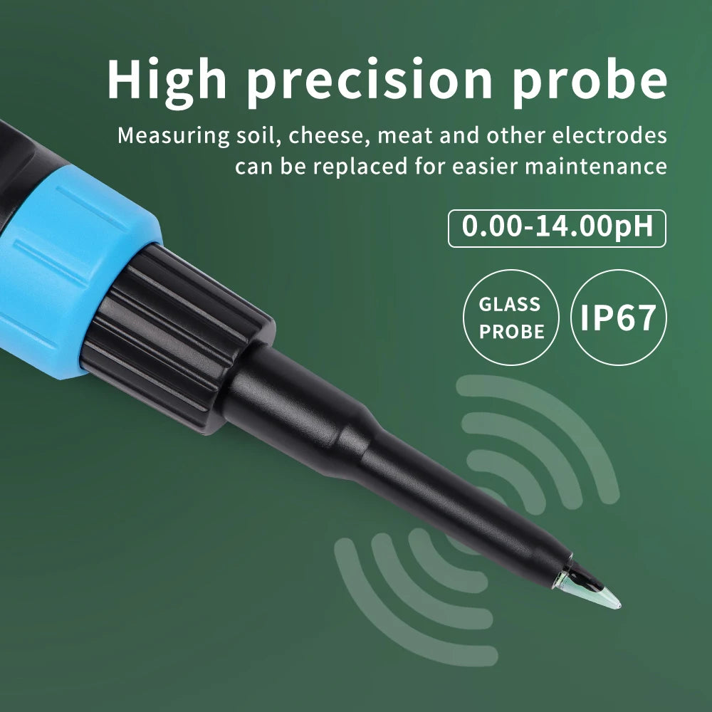 Digital PH Meter with Backlight for Food, Soil, Cosmetic, Cheese, Meat, Fruit, Dough Testing