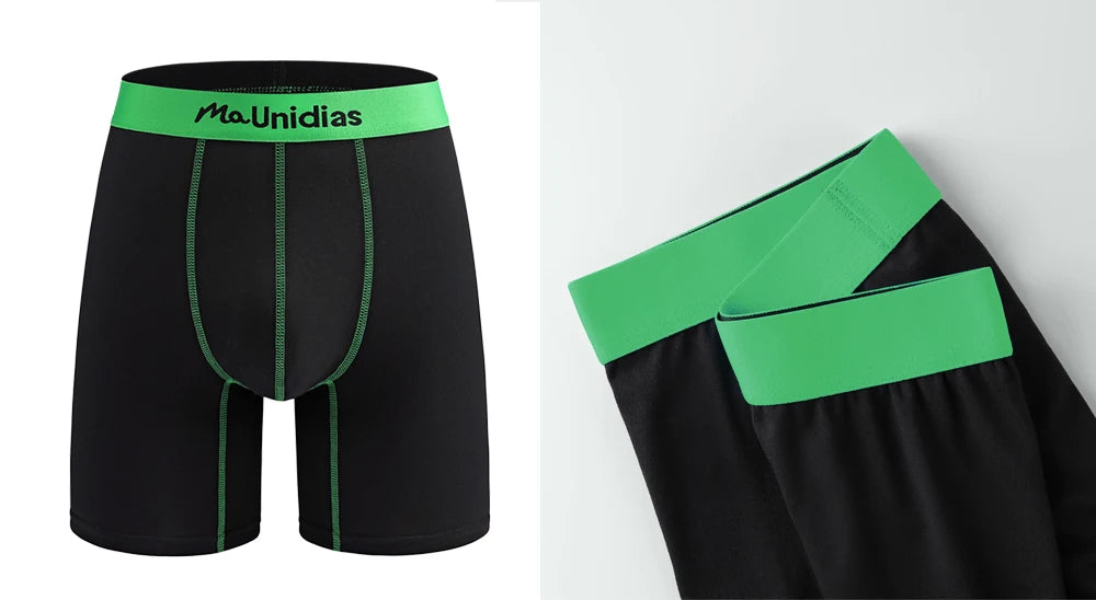CowLost | activewear-pants-4pcs-mens-boxer-briefs-with-elastic-waistband-skull-print |16