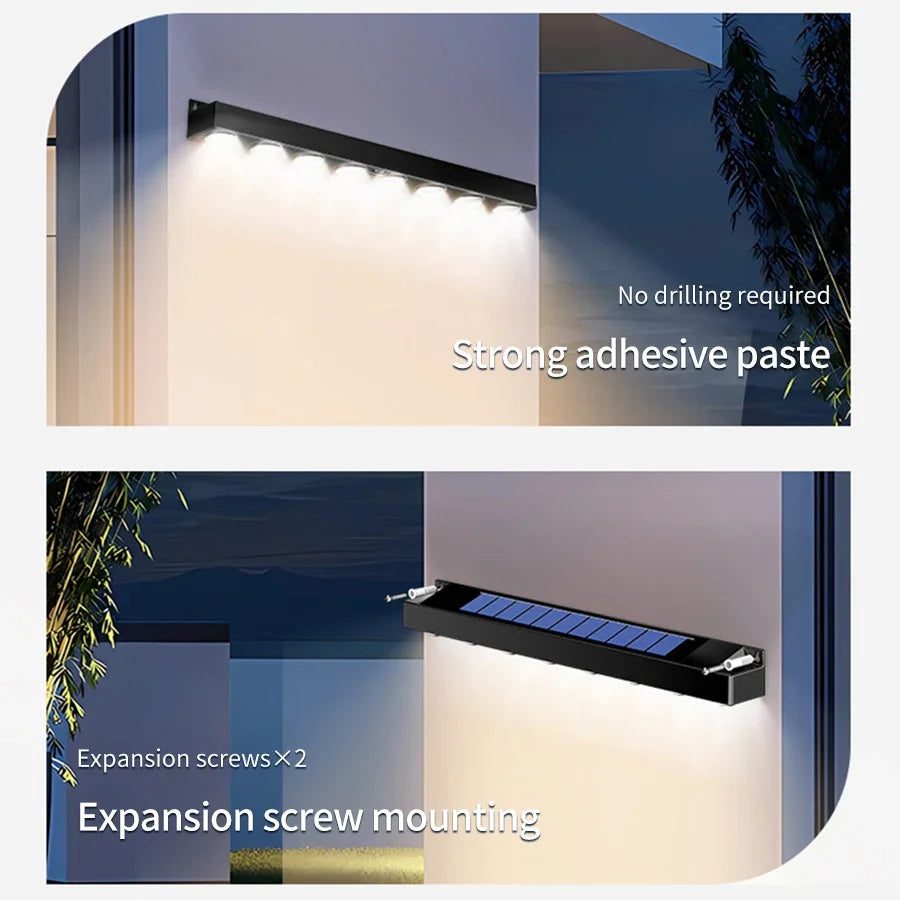 CowLost | product_id-solar-waterproof-outdoor-wall-fence-lights-4-6-8-led-for-garden-porch-patio-deck-balcony |7