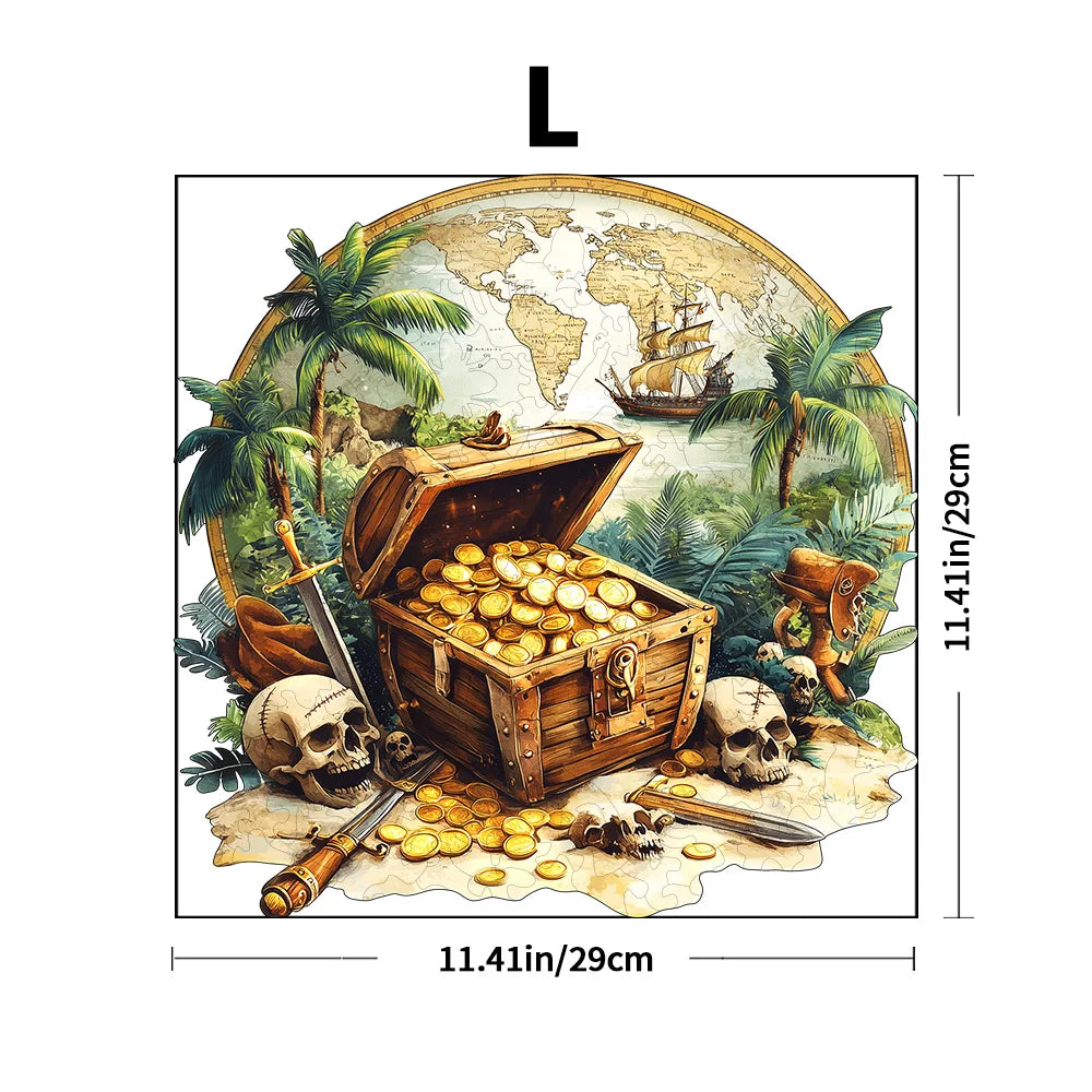 CowLost | product_id-pirate-treasure-world-wooden-jigsaw-puzzle-family-game-home-decor-gift |7