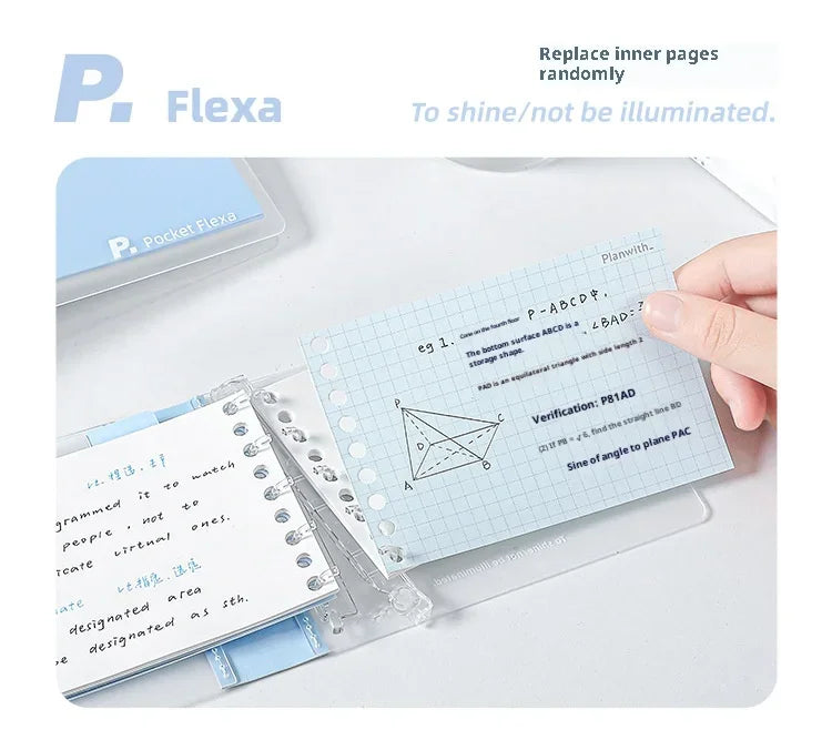 CowLost | product_id-planwith-b7-softcover-loose-leaf-notebook-refillable-pocket-binder-for-homework-journal-and-mistake-correction |21