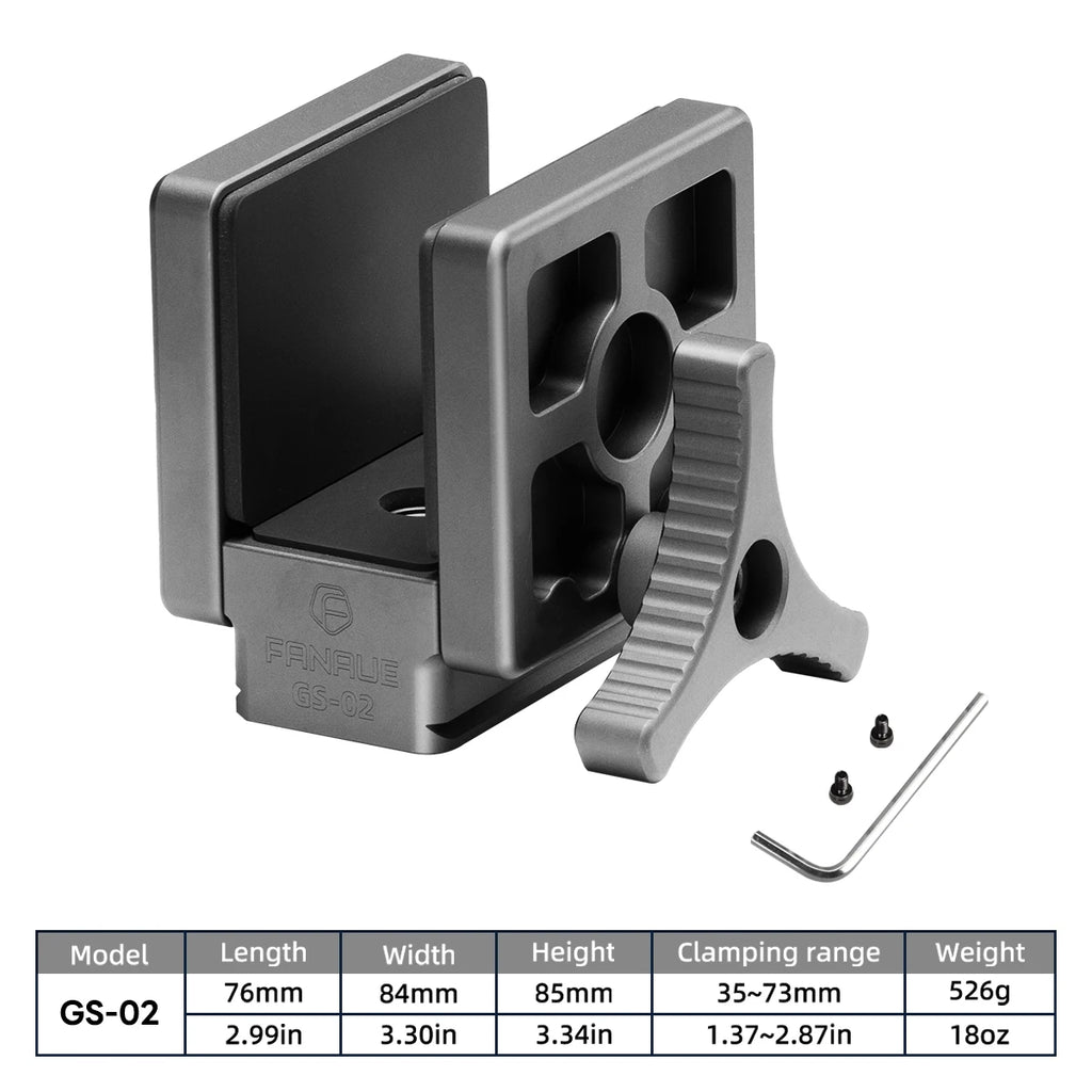 CowLost | product_id-fanaue-aluminum-saddle-clamp-tripod-mount-adapter-for-arca-swiss-stabilizers |8