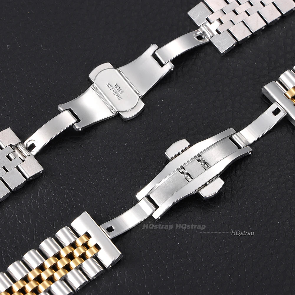 CowLost | bracelets-product_id-stainless-steel-watch-band-for-rolex-flat-curved-end-strap-12-22mm-unisex-bracelet |9