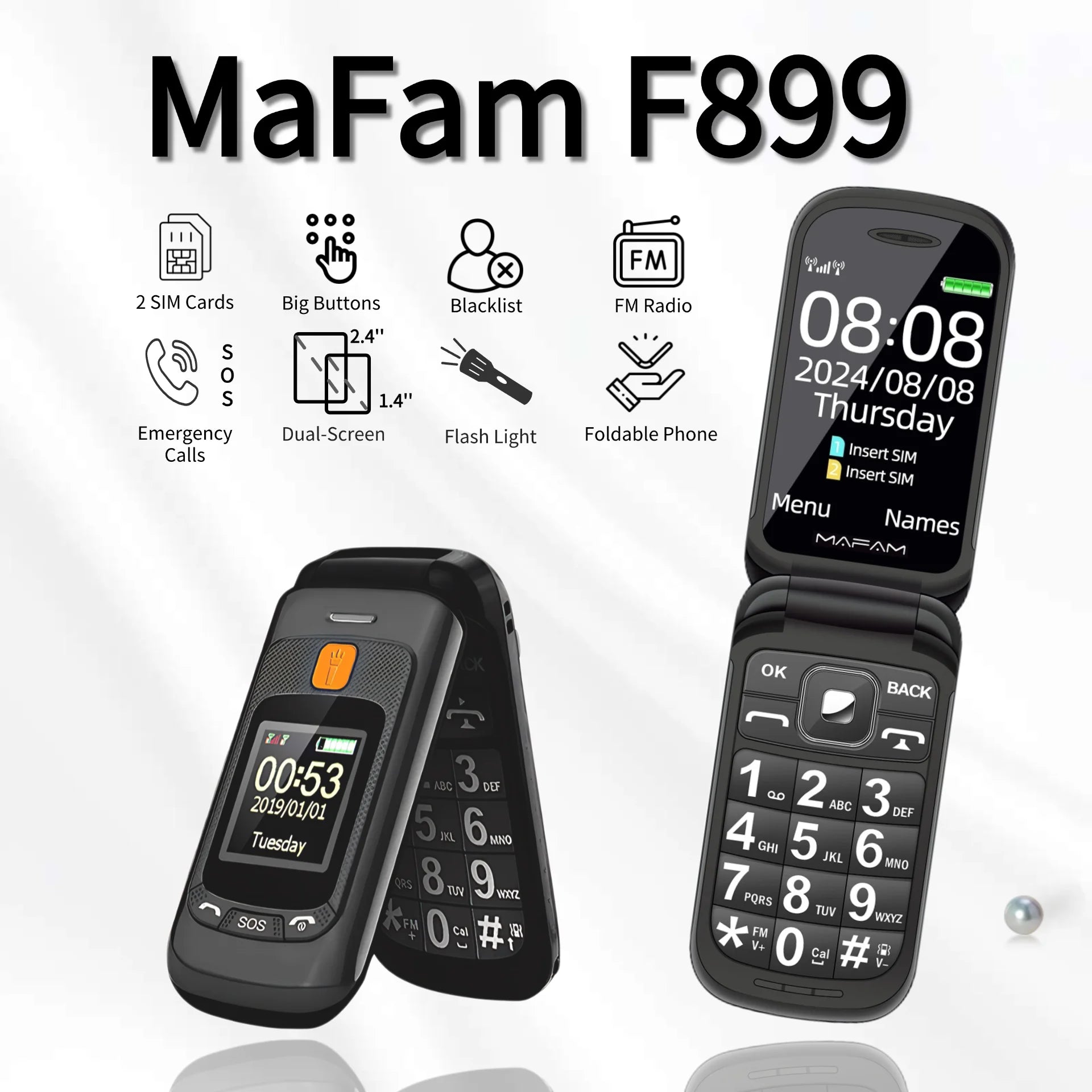 CowLost | mafam-f899-small-cover-folded-elderly-mobile-phone-for-seniors |7