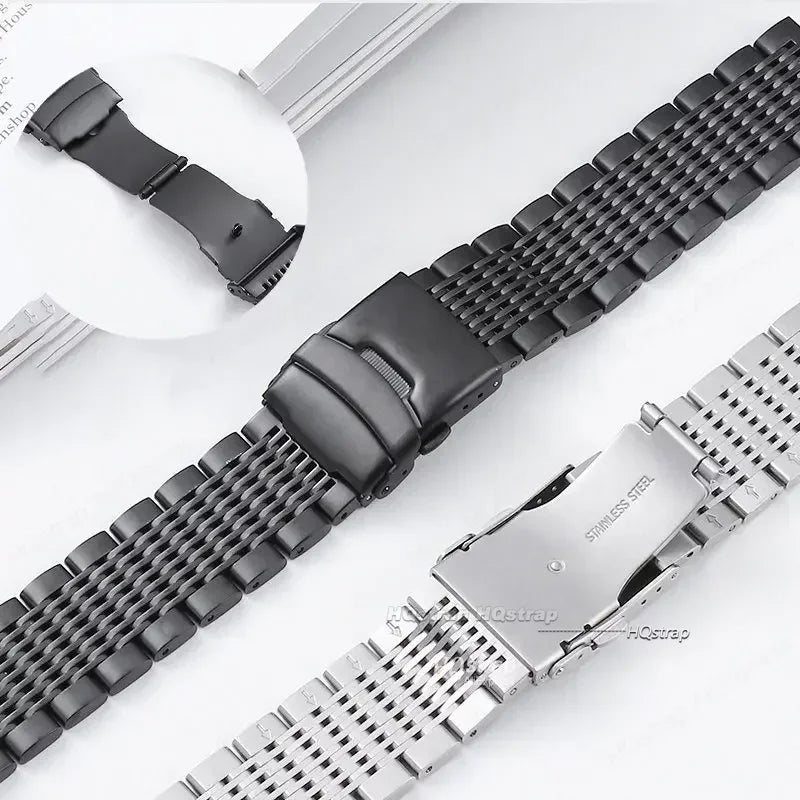 CowLost | product_id-stainless-steel-mesh-watchband-18-24mm-for-seiko-rolex-with-folding-clasp |14