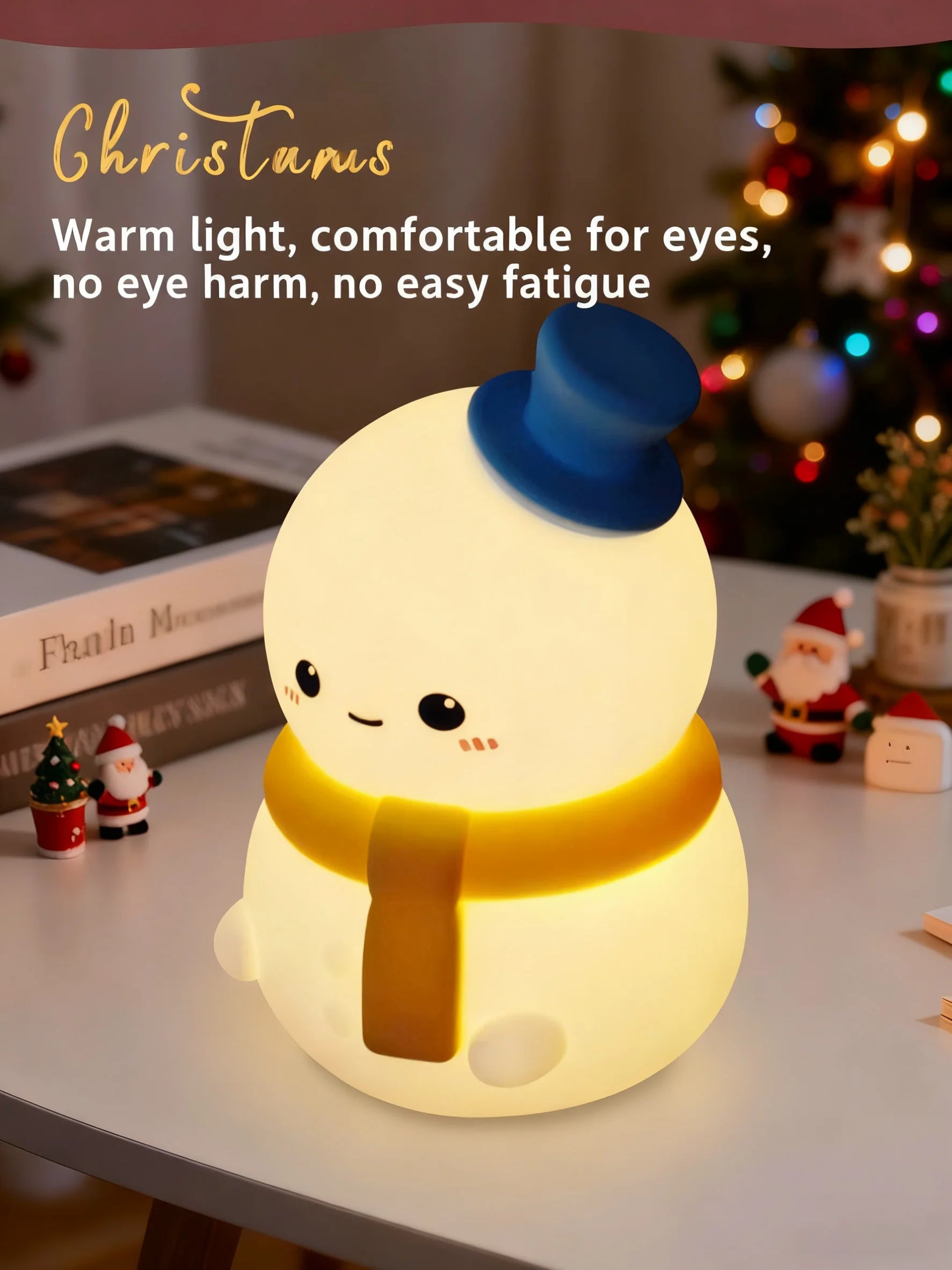 CowLost | product_id-christmas-silicone-snowman-touch-control-rechargeable-night-light-lamp |17