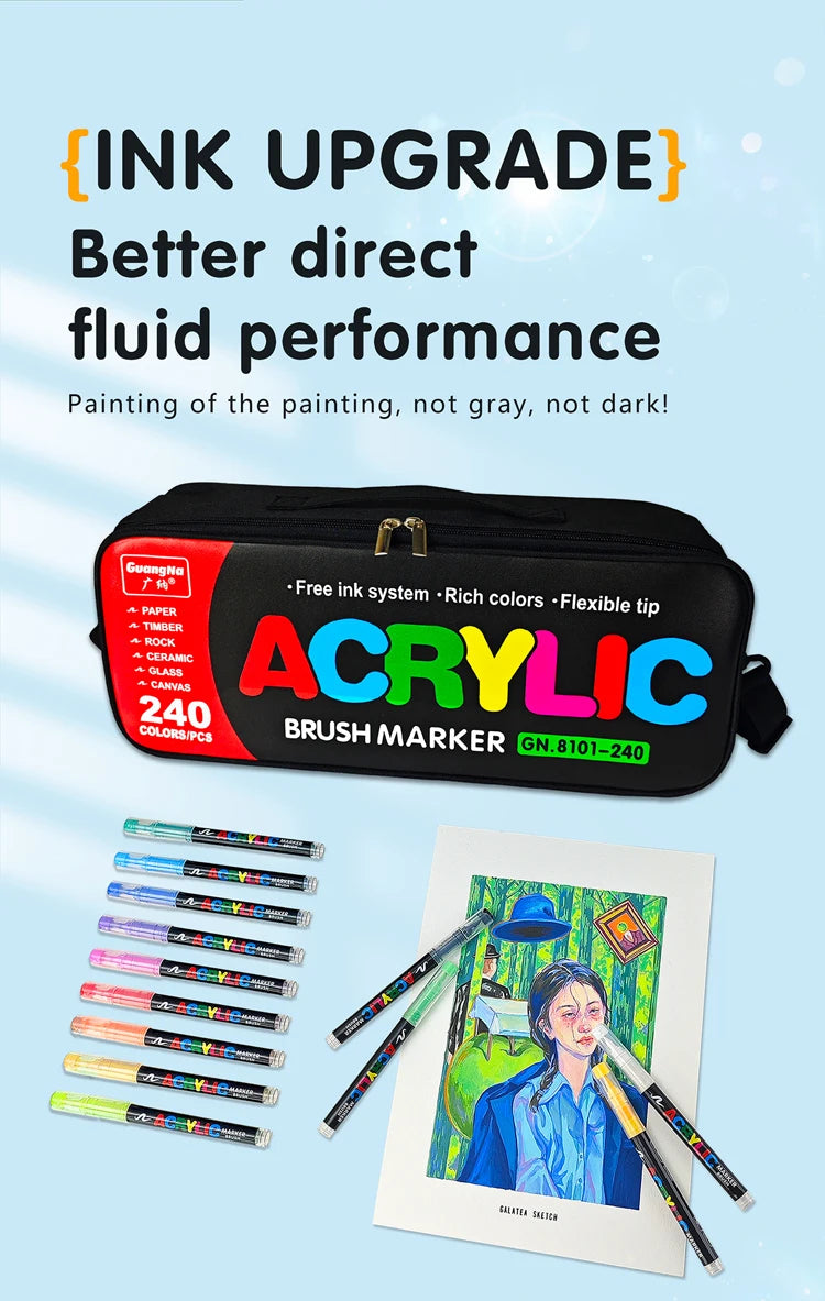 CowLost | markers-product_id-acrylic-paint-soft-brush-markers-set-for-wood-stone-canvas |12