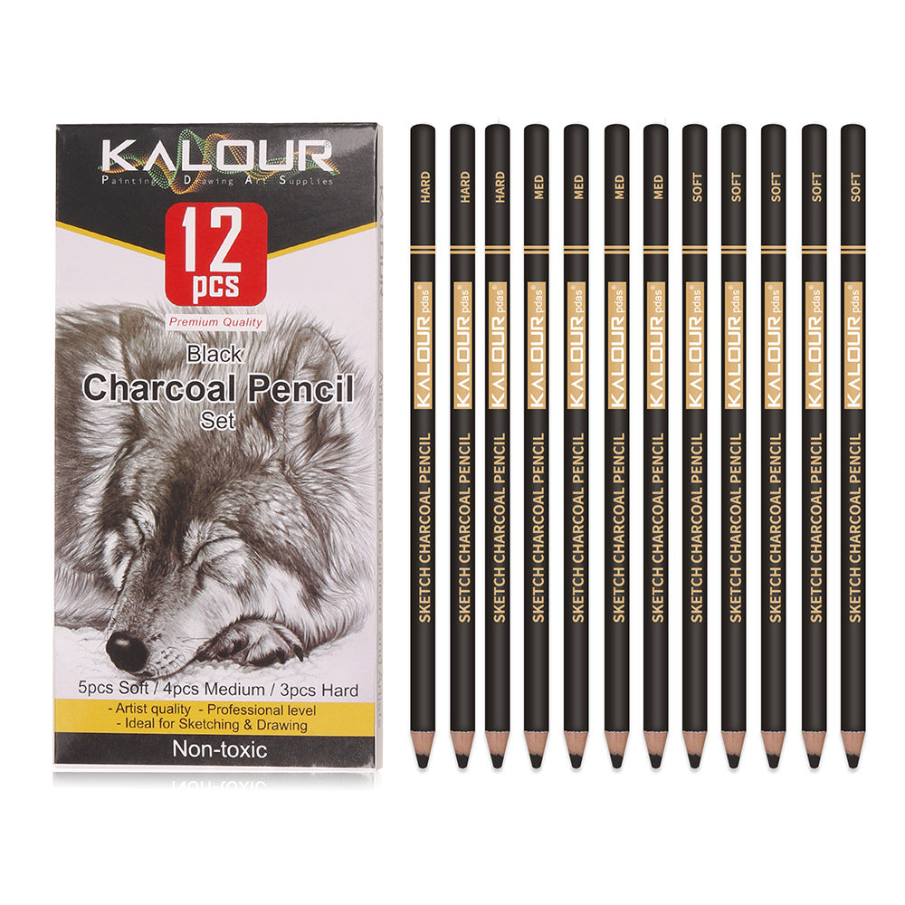 CowLost | charcoal-pencils-product_id-kalour-6-12-carbon-and-white-charcoal-highlight-pencils-for-art-drawing |13
