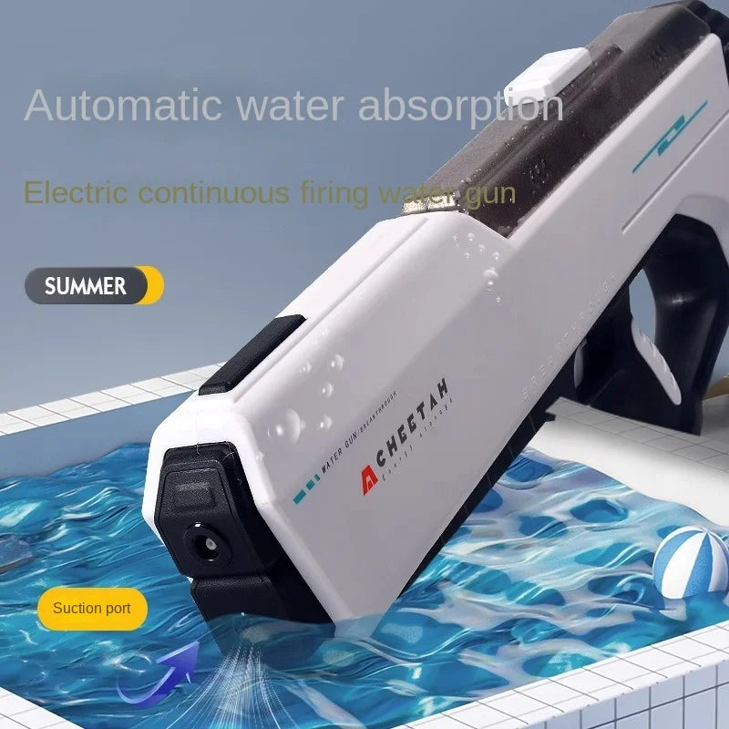 Fully Electric High Pressure Water Gun Toy for Outdoor Pool Games