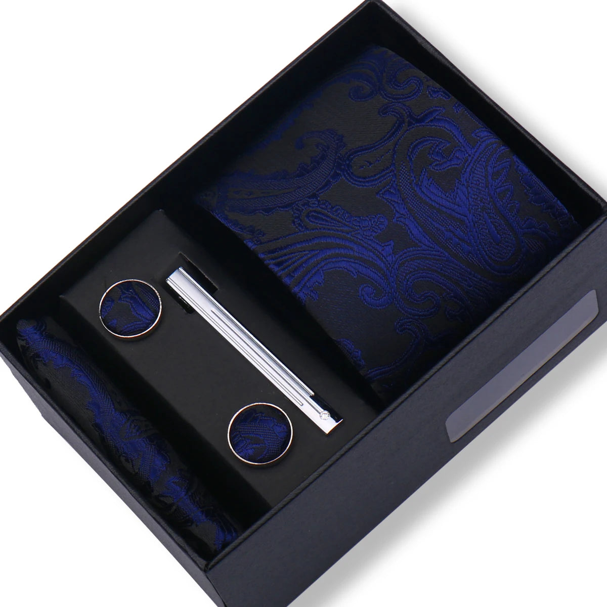 CowLost | tie-men-with-box-top-quality-business-ties-hanky-cufflink-set |51