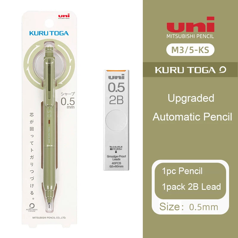 CowLost | product_id-uni-m3-5-ks-kuru-toga-0-5mm-mechanical-pencil-black-technology-for-students-and-kids |8