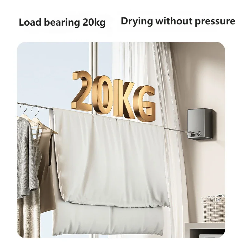 CowLost | paint-product_id-retractable-stainless-steel-space-saving-clothesline-drying-rack |4
