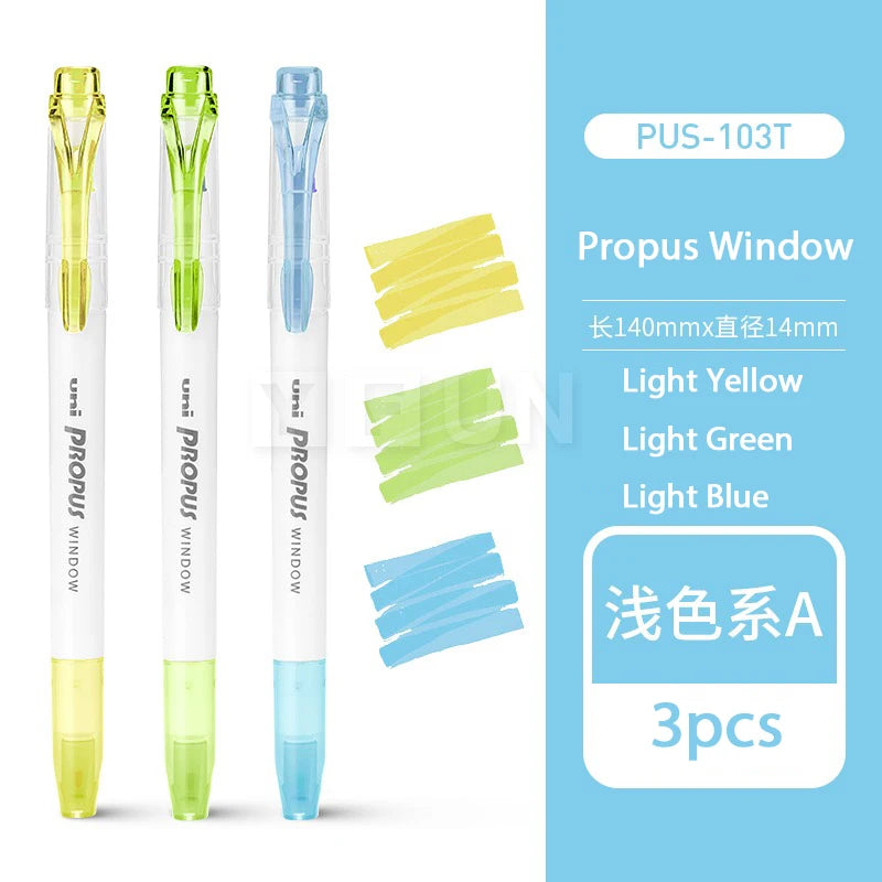 CowLost | product_id-japanese-uni-propus-window-highlighter-pen-103t-102t-double-head-no-smudging-art-marker |19