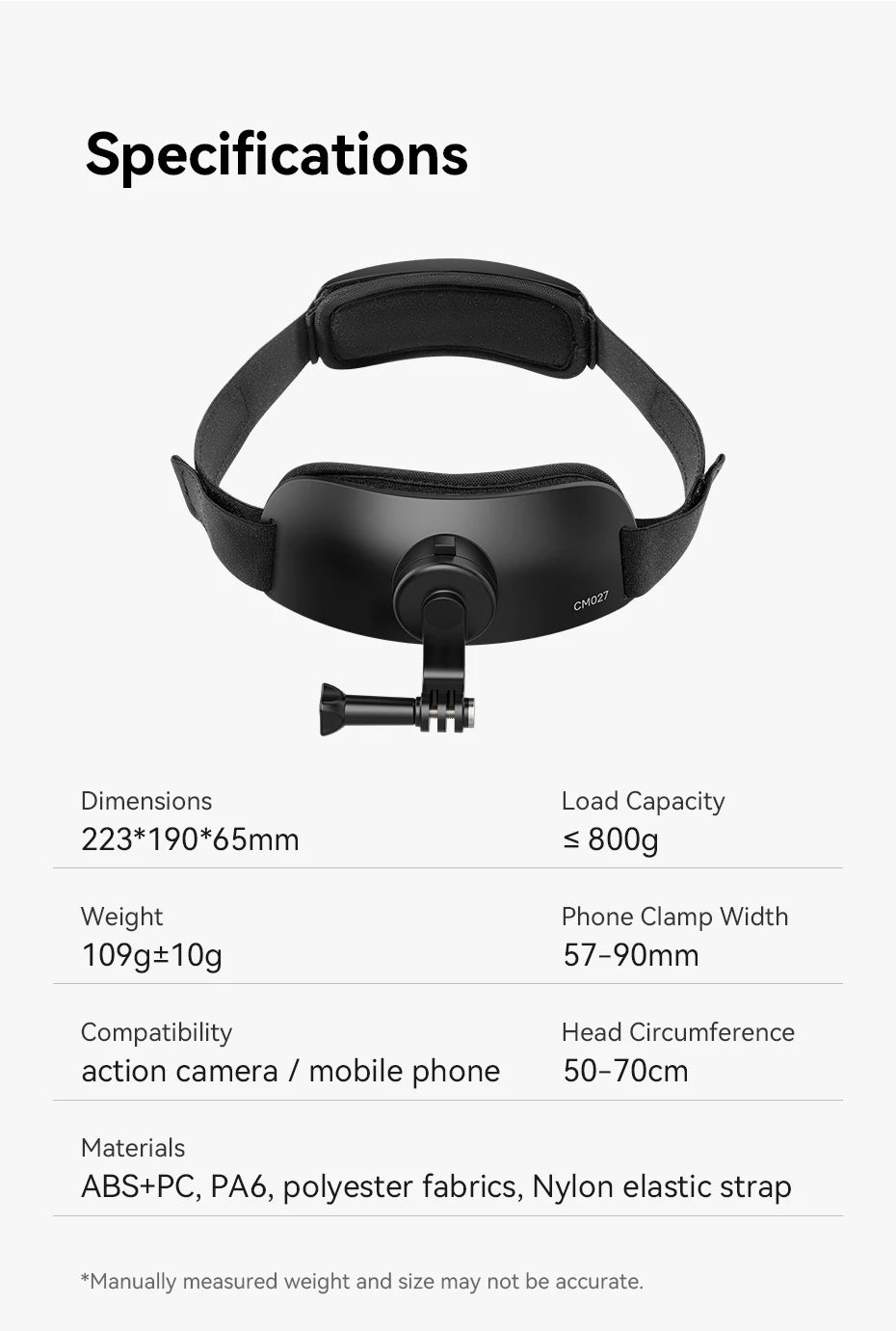 CowLost | ulanzi-head-strap-mount-for-action-camera-smartphone-gopro-12-11-10-9-8-7 |12