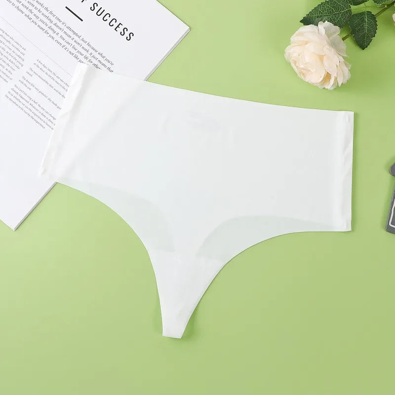 CowLost | product_id-seamless-high-waist-g-string-thong-panties-for-women-soft-summer-underwear |9