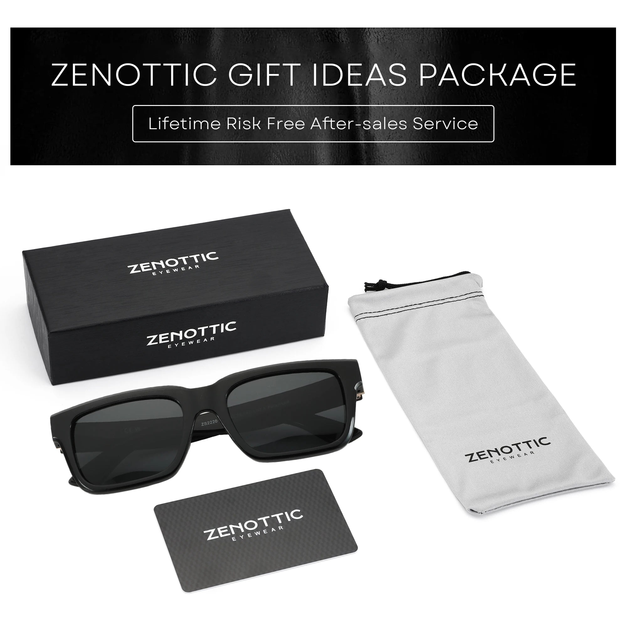 CowLost | zenottic-2026-new-fashion-square-polarized-sunglasses-women-men-uv400-protection |6