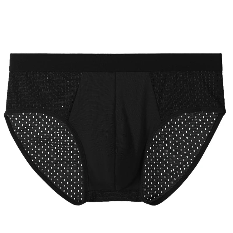 CowLost | xl-4xl-mens-plus-size-breifs-solid-color-breathable-panties |15
