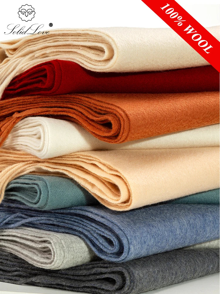 CowLost | wool-scarf-women-thick-cashmere-winter-scars |5