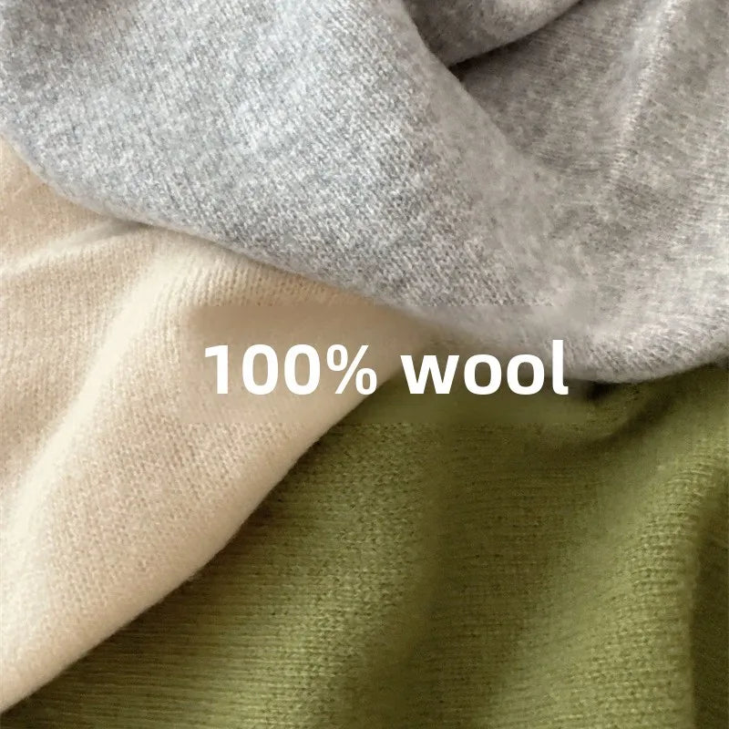 CowLost | british-korean-triangle-scarf-niche-wool-triangular |6