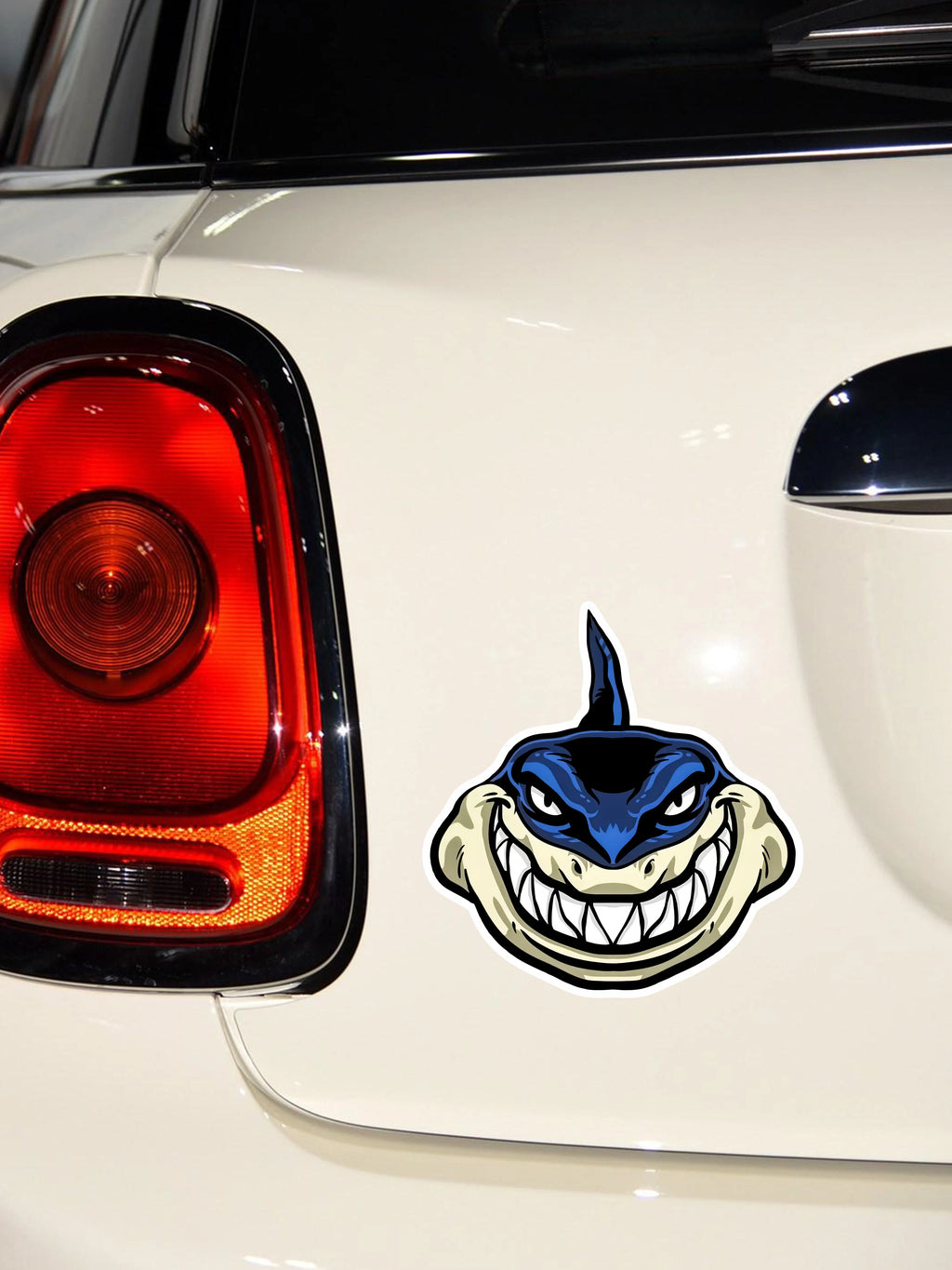 CowLost | waterproof-sun-protection-smiling-shark-cartoon-car-sticker |8
