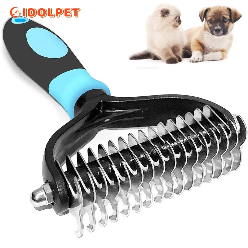 CowLost | tools-professional-2-sided-pet-deshedding-brush-and-dematting-comb |1