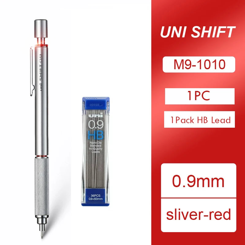 CowLost | product_id-uni-metal-mechanical-pencil-shift-0-3-0-9mm-japanese-stationery-low-center-of-gravity |10
