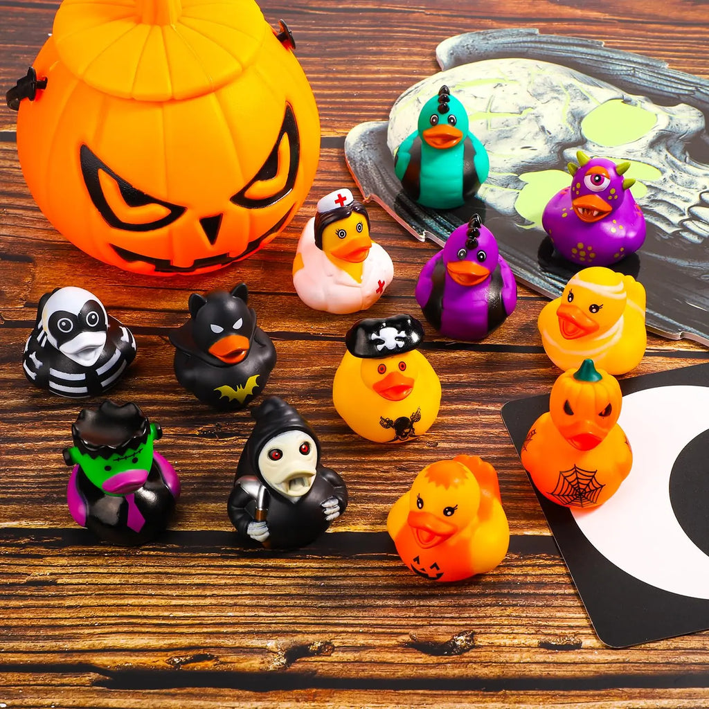 CowLost | product_id-24-48-96-pcs-halloween-rubber-duck-party-favors-for-kids-birthday-decor |4