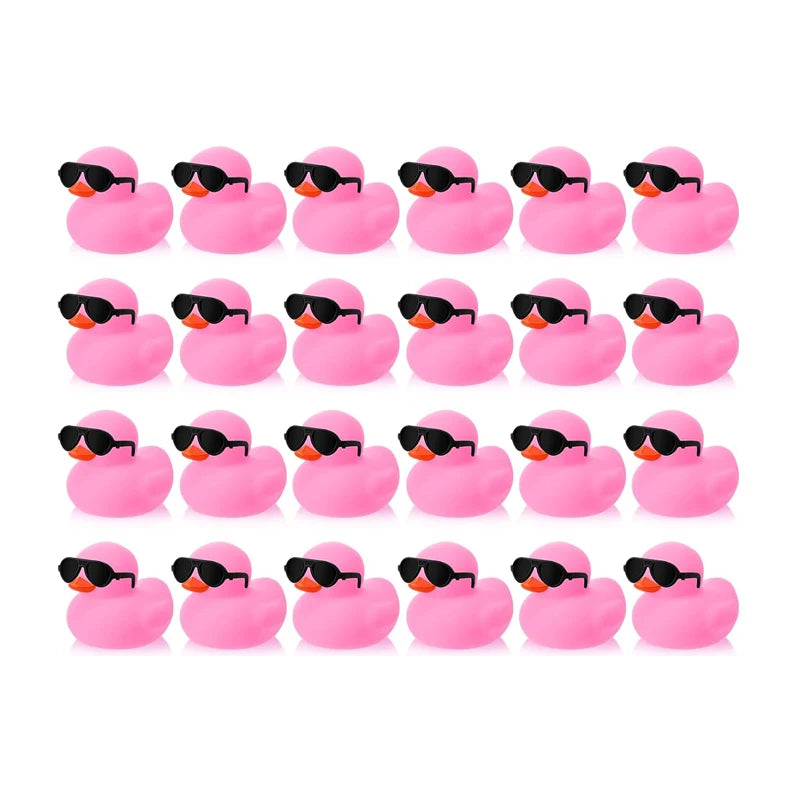 CowLost | product_id-6-12-24pcs-mini-rubber-duck-bath-toys-squeak-and-float-for-toddlers |9