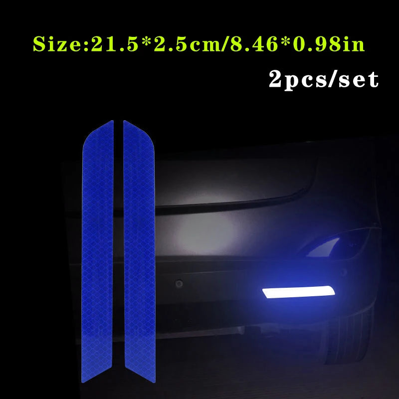 CowLost | product_id-2pcs-reflective-car-rear-bumper-safety-strip-stickers |10