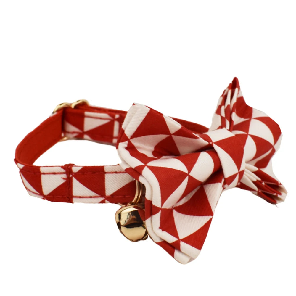 CowLost | cat-furniture-adjustable-cat-collar-with-bowknot-and-bell |29