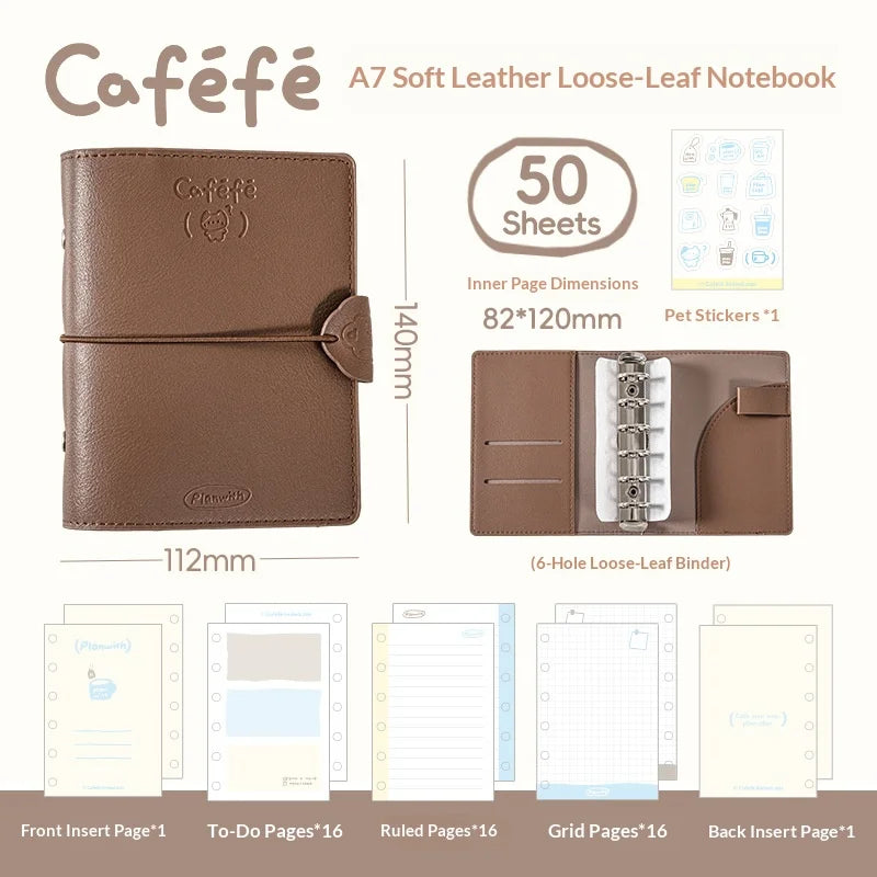 CowLost | product_id-planwith-a7-cafefe-refillable-loose-leaf-pocket-planner-for-goal-setting-task-management |1