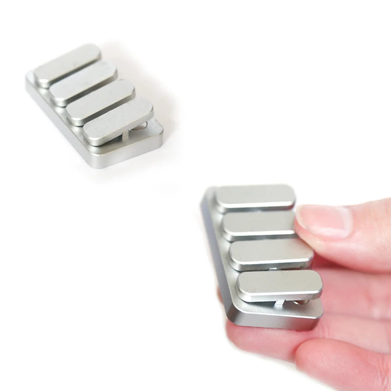 CowLost | product_id-aluminum-alloy-four-button-edc-seesaw-card-pusher-metal-fidget-toy |5