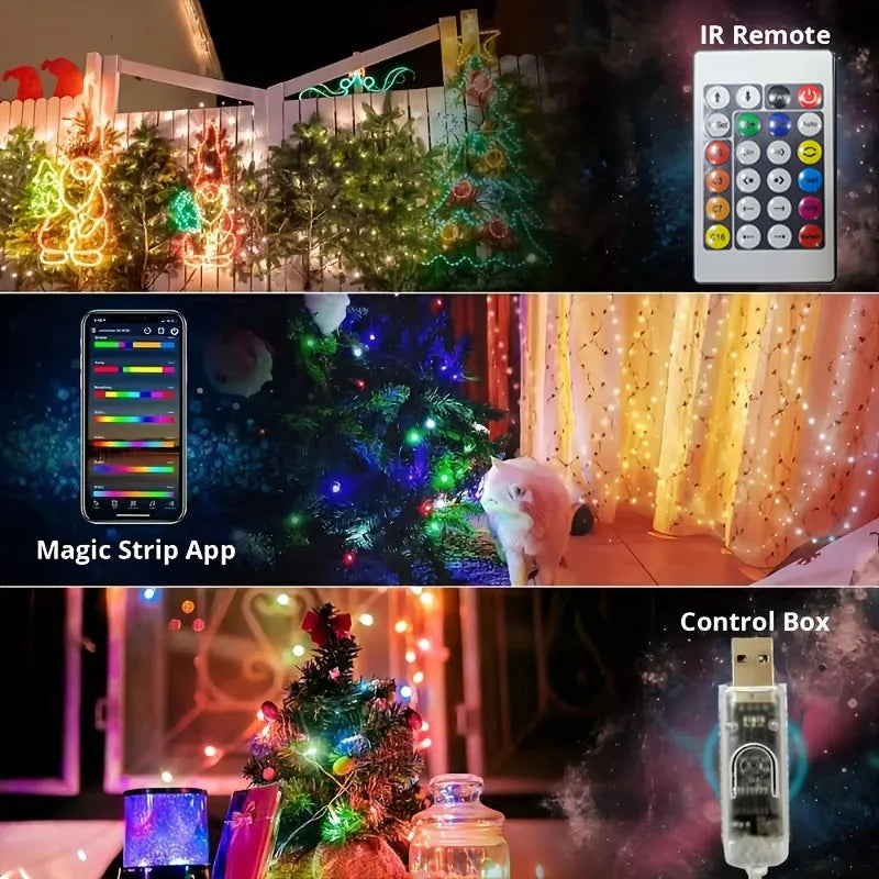 CowLost | led-lights-product_id-ws2812b-rgbic-led-string-light-bluetooth-usb-waterproof-for-christmas-tree-home-decor |7