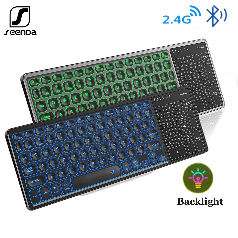 CowLost | product_id-jomaac-wireless-touchpad-keyboard-bluetooth-2-4g-backlit-7-color-for-laptop-pc-tablet |7