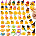 CowLost | product_id-50-sets-cute-rubber-duck-bath-toys-with-mini-sunglasses-for-shower-and-car-dashboard-decorations |1