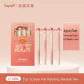 CowLost | product_id-4pcs-lopet-kawaii-lucky-hat-gel-pens-0-5mm-st-tip-quick-drying-refillable-large-capacity-ideal-for-school-exams |25